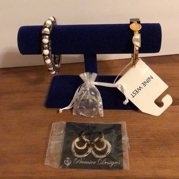 Nine West Jewelry - Lot of 4 pieces-2 bracelets & 2 pairs of earrings